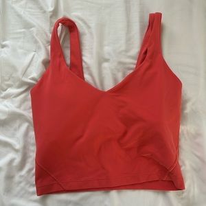 Lululemon raspberry color align tank
